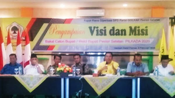 Penyampaian Visi Dan Misi Cabup Pessel