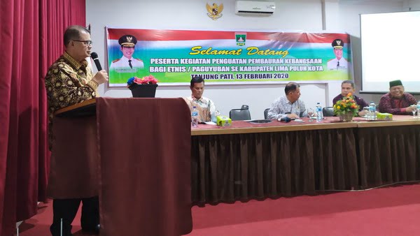 Wakil Gubernur Sumatera Barat Dalam Sambutan Acara Penguatan Pembaruan Kebangsaan Paguyuban Se Kabupaten Limapuluh Kota