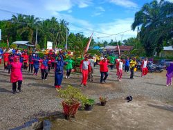 Warga Di Ranah Batahan Ikuti Kegiatan Gerakan Masyarakat Hidup Sehat