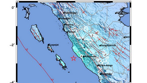 Pusat Gempa Muko Muko, Rabu, 10 Juni 2020