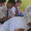 Proses belajar mengajar di salah satu sekolah