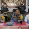 Kapolres Payakumbuh, AKBP Dony Setiawan memberikan keterangan perss