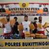 Polres Bukittinggi Amankan 15 Kg Ganja Kering Siap Edar