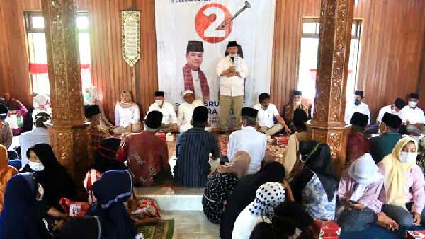 Calon Gubernur Sumbar, Nasrul Abit Dalam Safari Politik Di Tanah Datar, Jumat (6/11/2020)