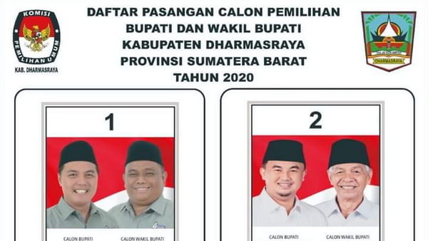 Paslon Bupati Dan Wakil Bupati Dharmasraya