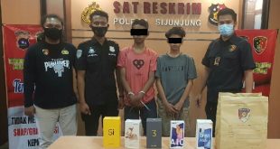 Dua pencuri yang berhasil diciduk polisi