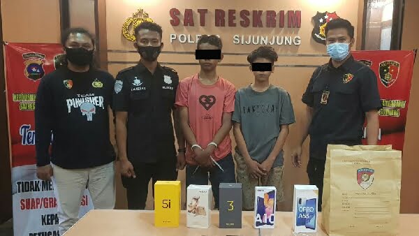 Dua Pencuri Yang Berhasil Diciduk Polisi