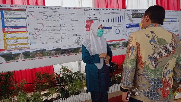 Anggota Dpr Ri Asal Sumatera Barat, Hj. Nevi Zuairina Bersama Komisi Vi Dpr Ri Mengunjungi Proyek Jalan Tol