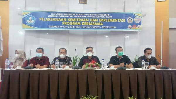 Kegiatan Kemitraan Bersama Lembaga Peningkatan Mutu Pendidikan Provinsi Sumatera Barat