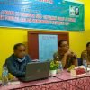 Kadisdikbud Pessel Suhendri didampingi Kepala SMPN 4 Koto XI Tarusan H. Arbais dan Narasumber workshop Saribulih sampaikan paparannya terkait pentingnya pemanfaatan teknologi digital