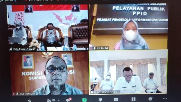 Pemeringkatan Badan Publik Tingkat Ppid Pembantu Dan Ppid Nagari Di Ruang Lingkup Pemerintah Kabupaten Pesisir Selatan