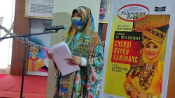 Sambutan Nevi Zuairina Saat Launching Buku Memoar: Hj Nevi Zuairina, Energi Bundo Kanduang