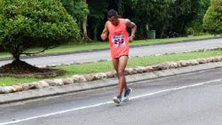 Hamdan Sayuti Gagal Menyelesaikan Lomba Nomor Marathon Putra