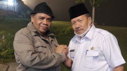 Owner Pt Publik Spirit Sumbar, Saribulih Bersama Bupati Agam Andri Warman Usai Diskusi Pariwisata