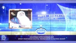 Nevi Zuairina di Anegerah KPID Sumbar