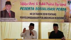 Lazuardi Erman, gelar sosialisasi Perda No 21 Tahun 2018