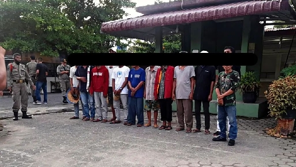 Pelaku Pungli Yang Diamankan Jajaran Polres Kota Padang