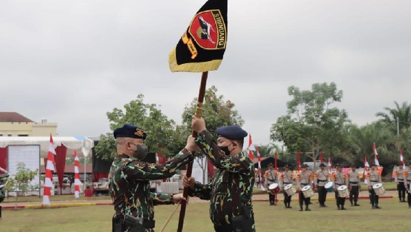 Peresmian Batalyon C Pelopor yang berada di Kabupaten Dharmasraya.