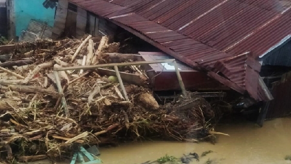 Kondisi Rumah Warga Terdampak Banjir Di Kabupaten Parigi Moutong Provinsi Sulawesi Tengah