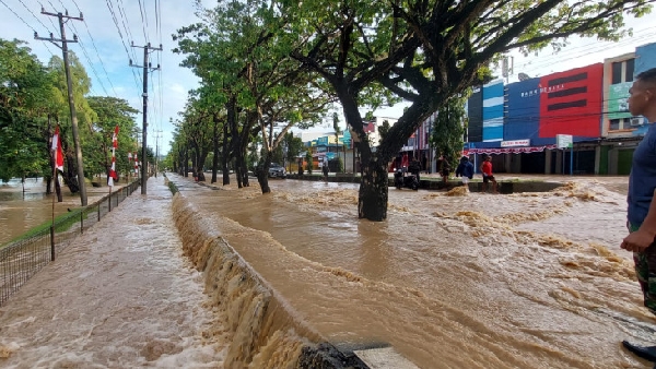 Banjir Melanda Kota Sorong Provinsi Papua Barat