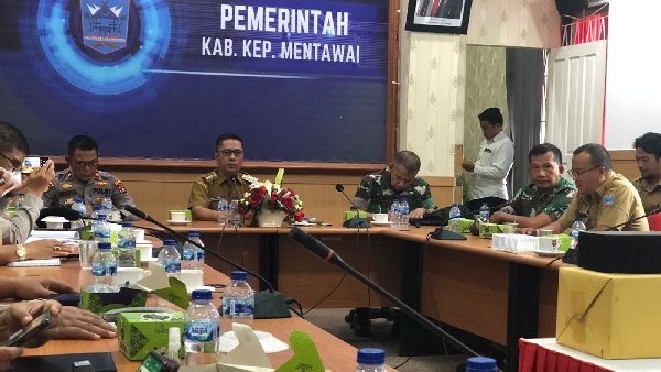 Rapat Pembahasan Terkait Penanggulangan Bancana Gempa Bumi  6.4 Sr