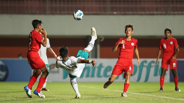 Timnas U-16 Indonesia Vs Singapura