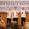 Ketum Kadin Indonesia Bersama 2 Caketum Kadin Sumbar