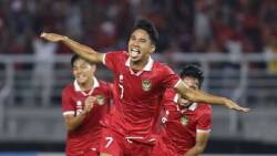 Selebrasi pemain Timnas U-20 usai menjebol gawang Vietnam