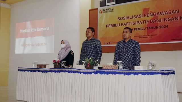 sosialisasi Pengawasan Pemilu Partisipatif bagi insan media