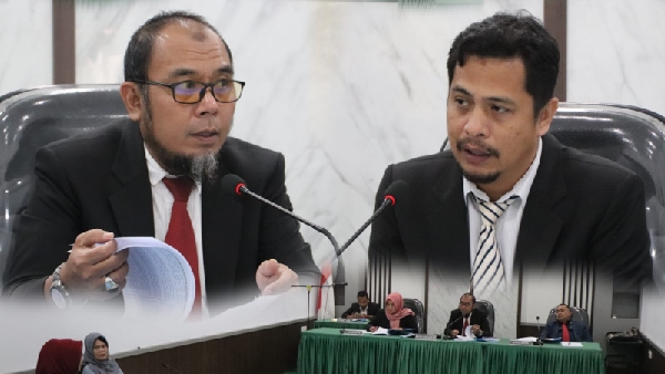 Arif Yumardi Dan Nofal Wiska Di Sidang Informasi Publik