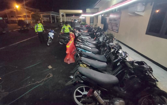 26 Sepeda Motor Diamankan Polres Padang Panjang