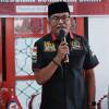 Anggota DPRD Sumbar Syamsul Bahri dari PDIP saat mensosialisi Perda No 4 tahun 2020 tentang perlindungan lahan Pertanian Pangan berkelanjutan dan Ranperda tentang produk unggulan Perkebunan Sumatera Barat