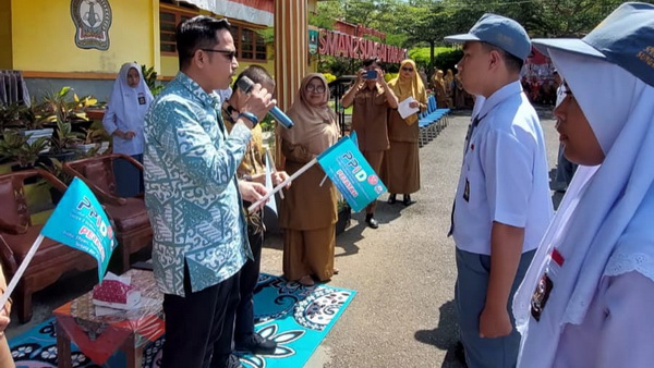 KI Sumbar Kukuhkan 210 Pelajar SMAN 2 Sungai Tarab