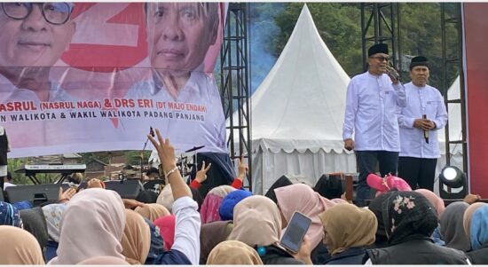 Kampanye Akbar Nasrul- Eri Di Lapangan Kahatib Sulaiman Padang Panjang