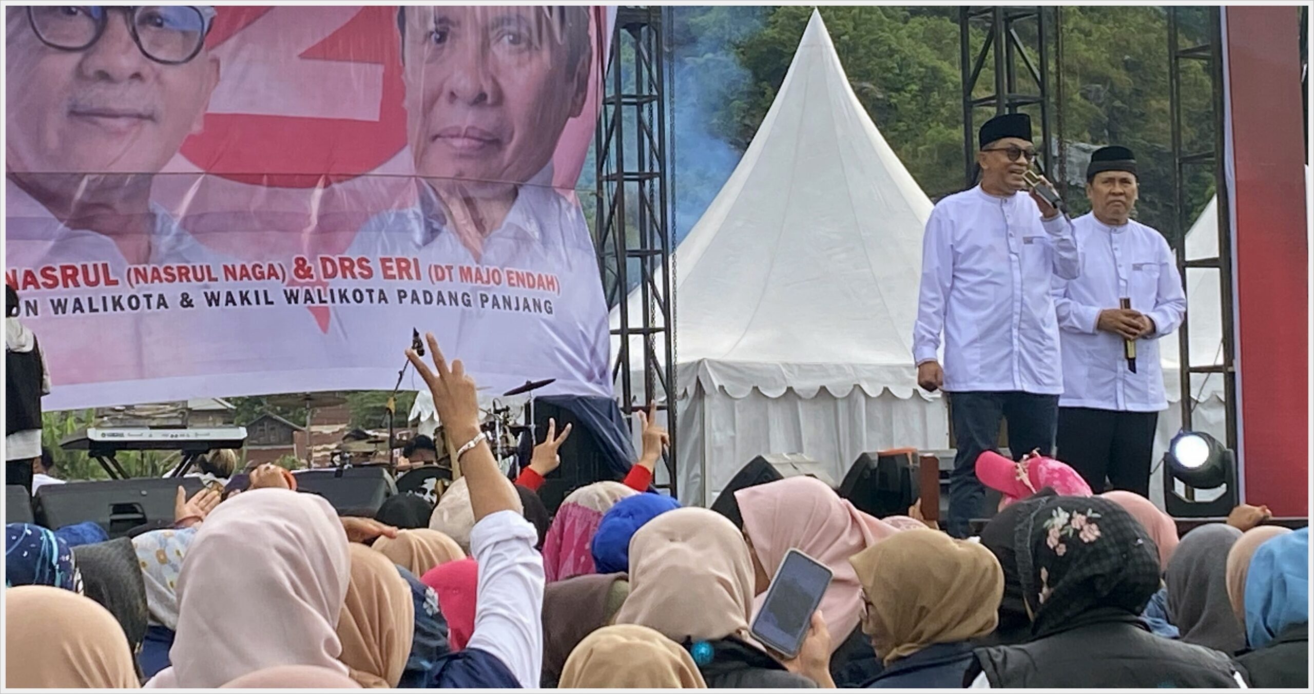 Kampanye Akbar Nasrul- Eri Di Lapangan Kahatib Sulaiman Padang Panjang