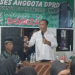 Anggota DPRD Sumbar Donizar saat melakukan Reses di Kampung Alang Nagari Kajai Kabupaten Pasaman Barat