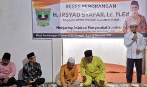 Anggota DPRD Sumbar Irsyad Syafar reses di Nagari Sungai Beringin